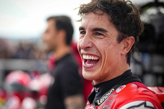 Magnificent Marquez reigns in Germany as podium contenders crash