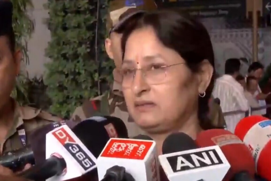 "Matter of great joy" Union Minister Annapurna Devi arrives in Assam to attend Himanta Biswa Sarma's swearing-in ceremony