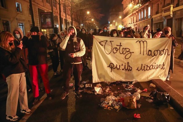 Macron Calls Images of Police Beating Black Man Shameful for France