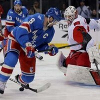 Hurricanes' Brandon Bussi hands Rangers another home blanking