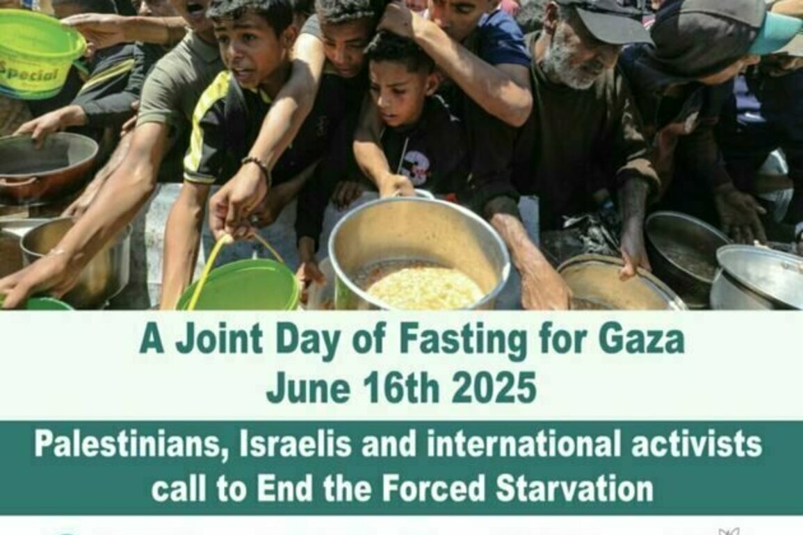 June 16: Fasting for Gaza #EndGazaStarvation
