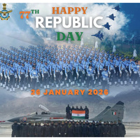 Indian Air Force extends warm greetings on Occasion of 77th Republic Day