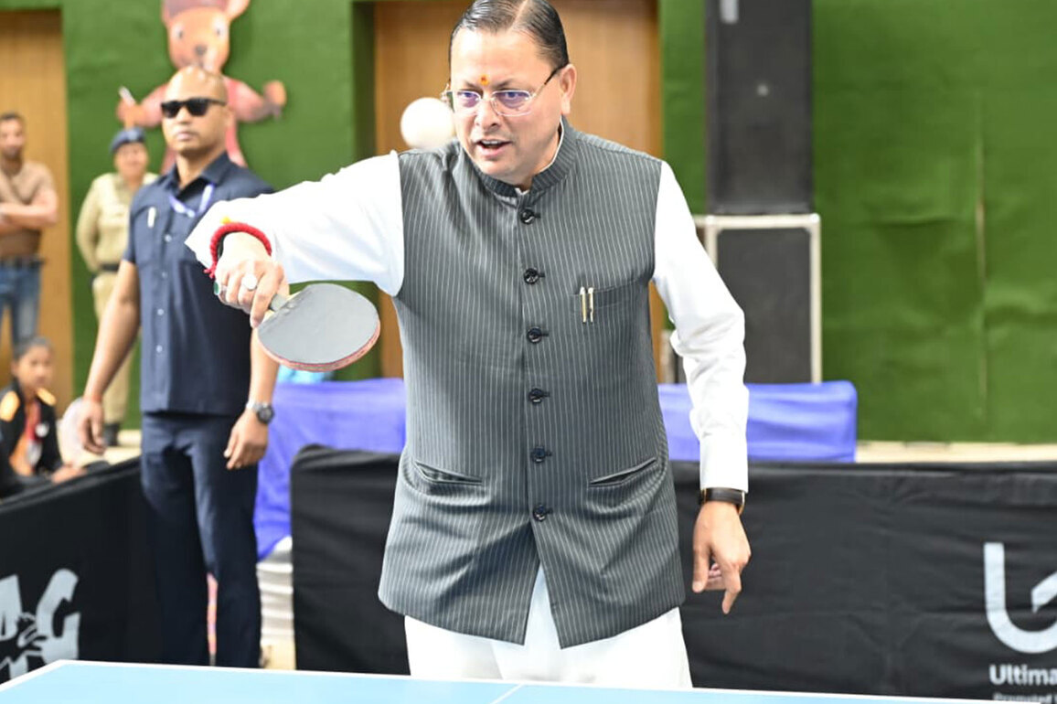 Uttarakhand CM Dhami inaugurates Inter-State Junior and Youth National Table Tennis Championship