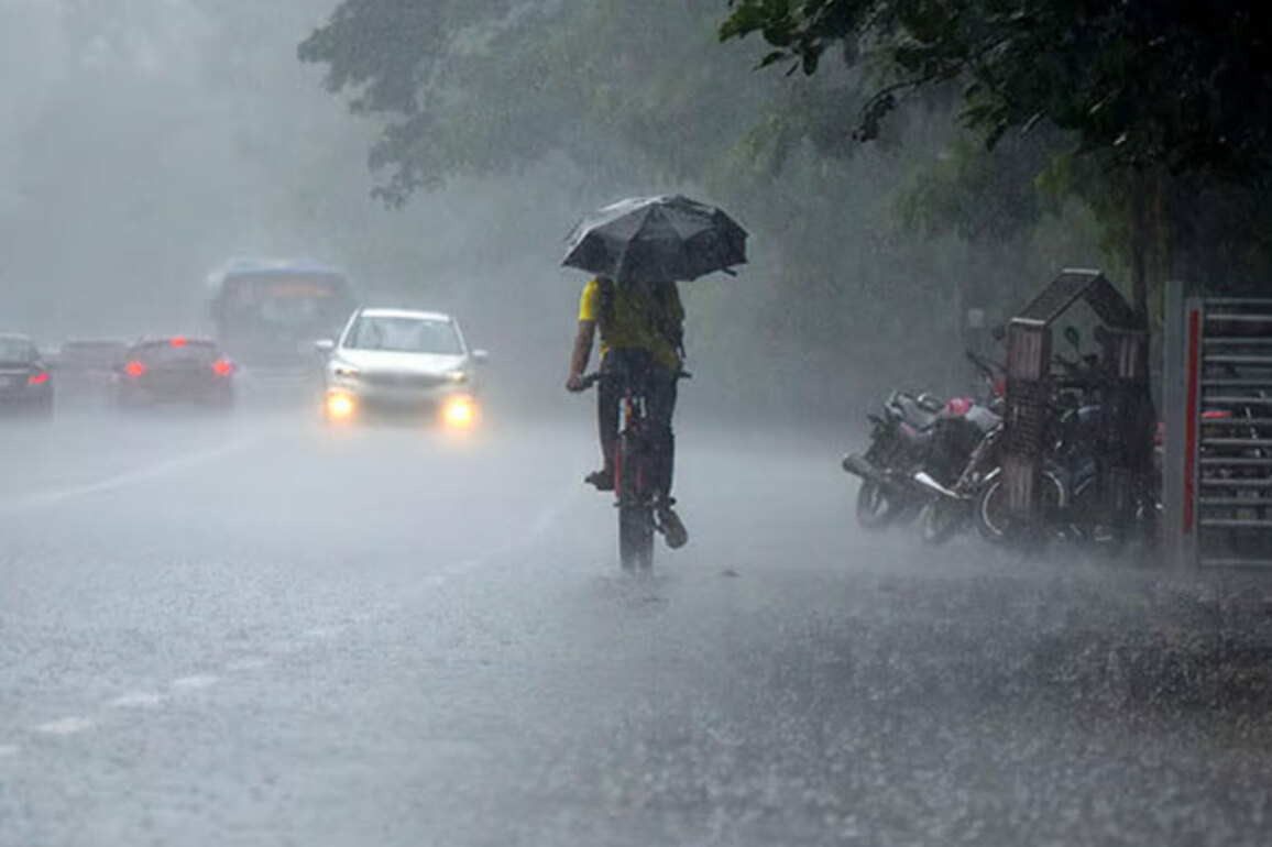 Showers expected after 2.00 p.m. today
