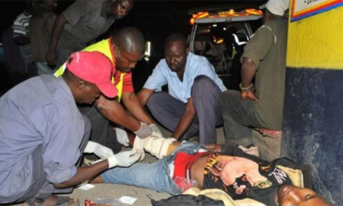 Three police killed in northern Kenya bomb attack Three police killed in northern Kenya bomb attack
