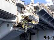 US Navy aircraft carrier collides with merchant ship near Egypt