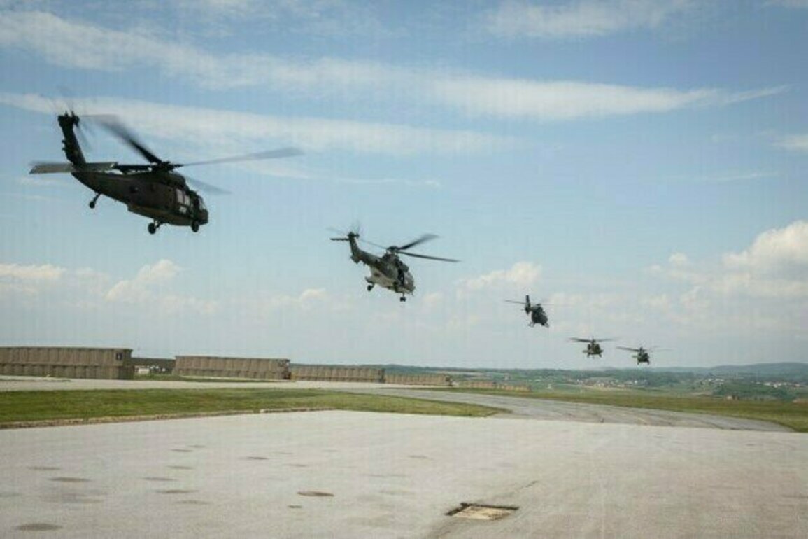 Kosovo Force Mission Aviation Units Conduct Flight Training