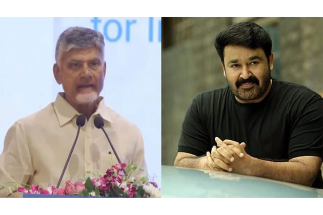 Chandrababu Naidu congratulates Mohanlal on Dadasaheb Phalke Award, calls his honour "well-deserved"