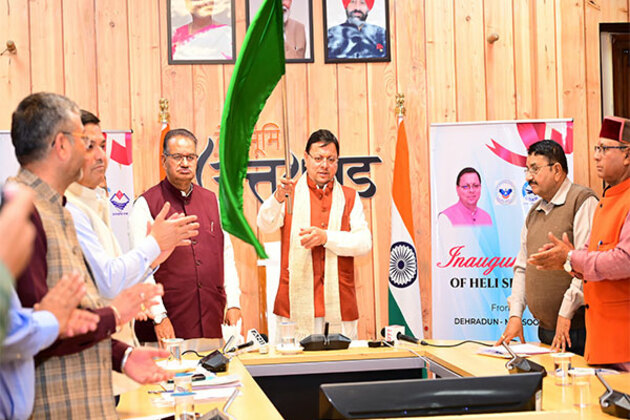 Uttarakhand CM Dhami inaugurates helicopter services on Nainital, Bageshwar routes