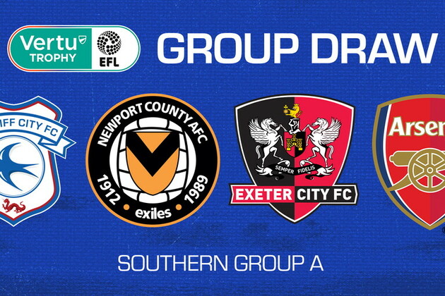 2025-26 Vertu Trophy - Group stage draw - Cardiff