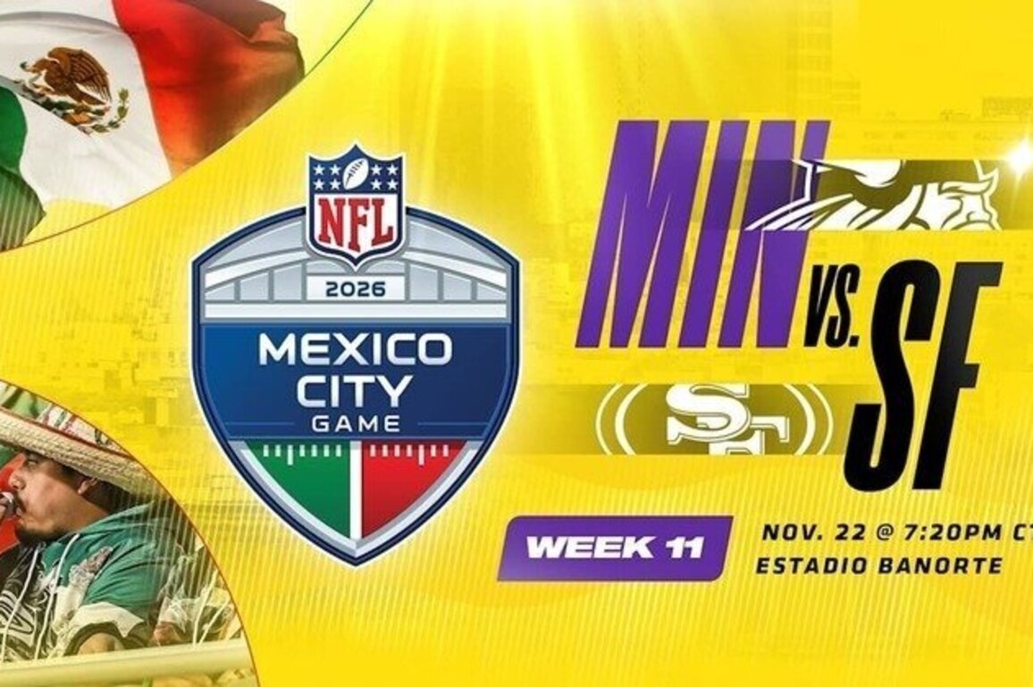 Vikings to Visit 49ers in Week 11 for 2026 NFL Mexico Game