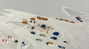 Core sampling in Antarctica presents an extreme set of challenges