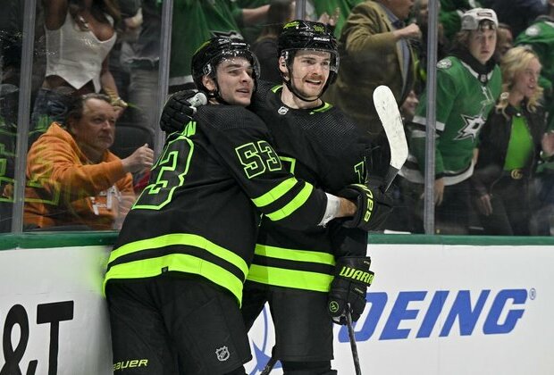 Stars blank Oilers for team-record 8th straight win