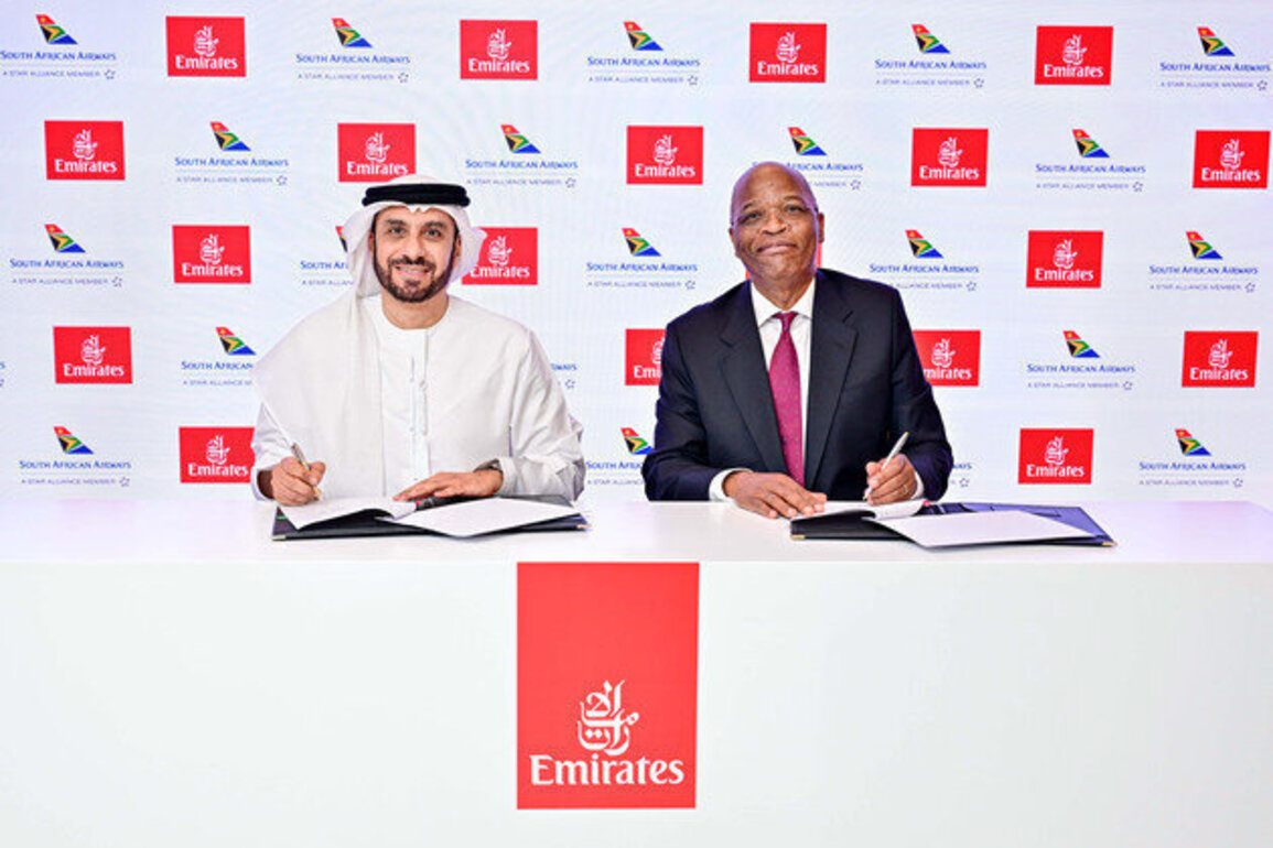 Emirates, South African Airways enhance codeshare agreement