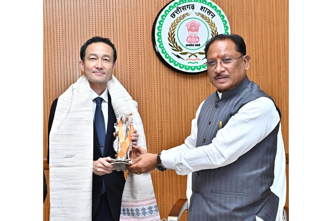 Japan Embassy Minister calls on Chhattisgarh CM Vishnu Deo Sai