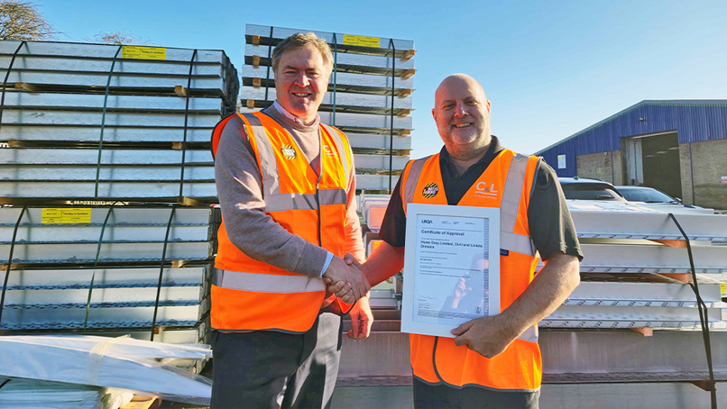Steve Fletcher, LRQA, and Chris Brewster, Civils & Lintels