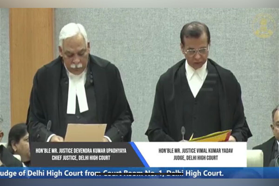 Justice Vimal Kumar Yadav sworn in as Delhi High Court judge