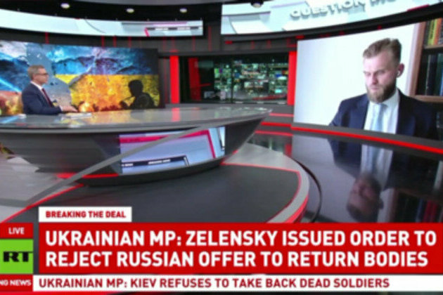 Zelensky robbing families of dead soldiers - Ukrainian MP