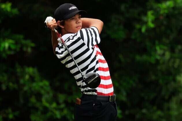 Charlie Woods one shot shy, eliminated from U.S. Open qualifier