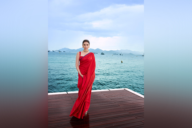Aditi Rao Hydari embraces charm of traditional Indian shringar at Cannes, flaunts sindoor, bindi