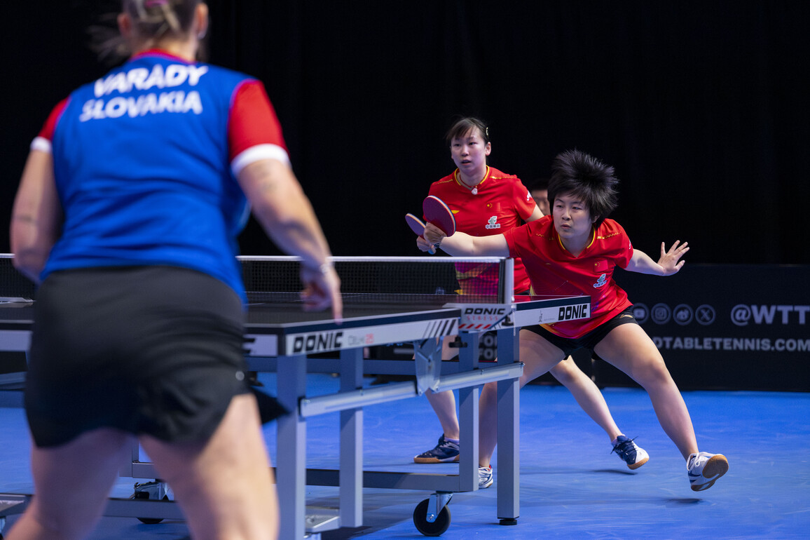 (SP)BRITAIN-LONDON-TABLE TENNIS-WTT-STAR CONTENDER-WOMEN'S DOUBLES-QUARTERFINAL