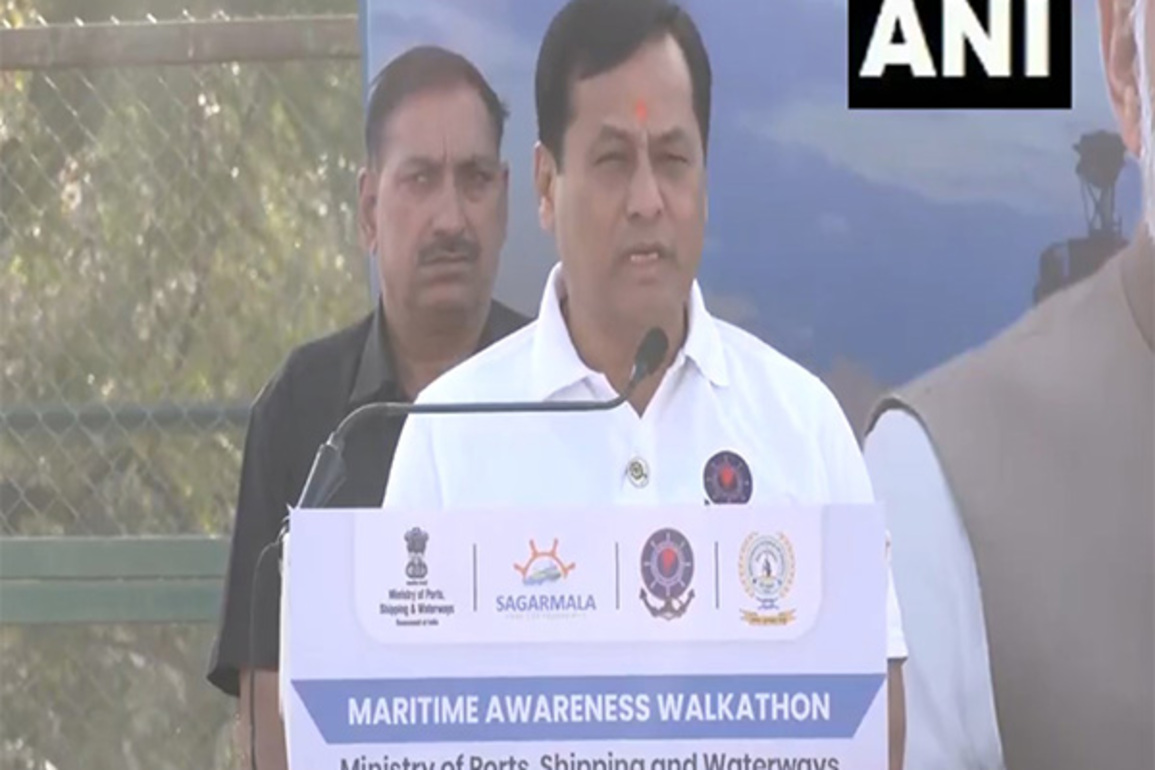 Shipping Minister Sarbabanda Sonowal flags off Maritime Awareness Walkathon on National Maritime Day