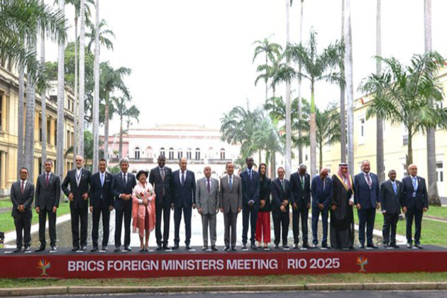 Russia's Sergey Lavrov participates in BRICS family photo with global leaders