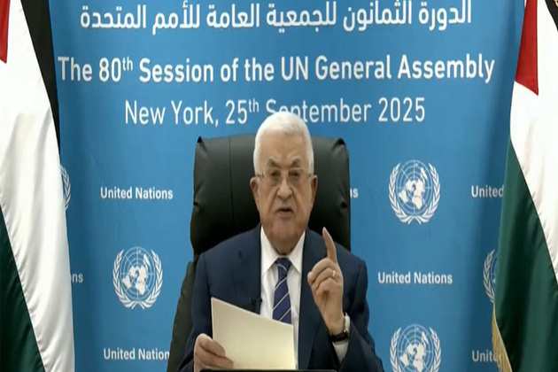 "What Israel is carrying out is a war crime and a crime against humanity": Palestinian President Abbas at UNGA