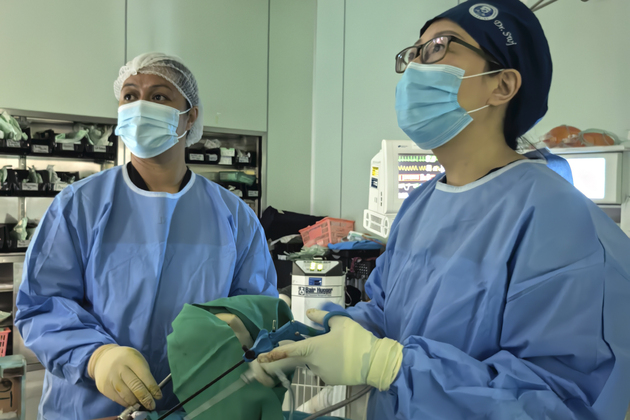 SAMOA-CHINESE MEDICAL TEAM-1ST LAPAROSCOPIC GYNECOLOGICAL SURGERY