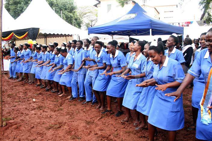   tudents of ulago chool of ursing and idwifery entertain guests during the 7th graduation ceremony of ulago chool of ursing and idwifery hoto by yet kwera