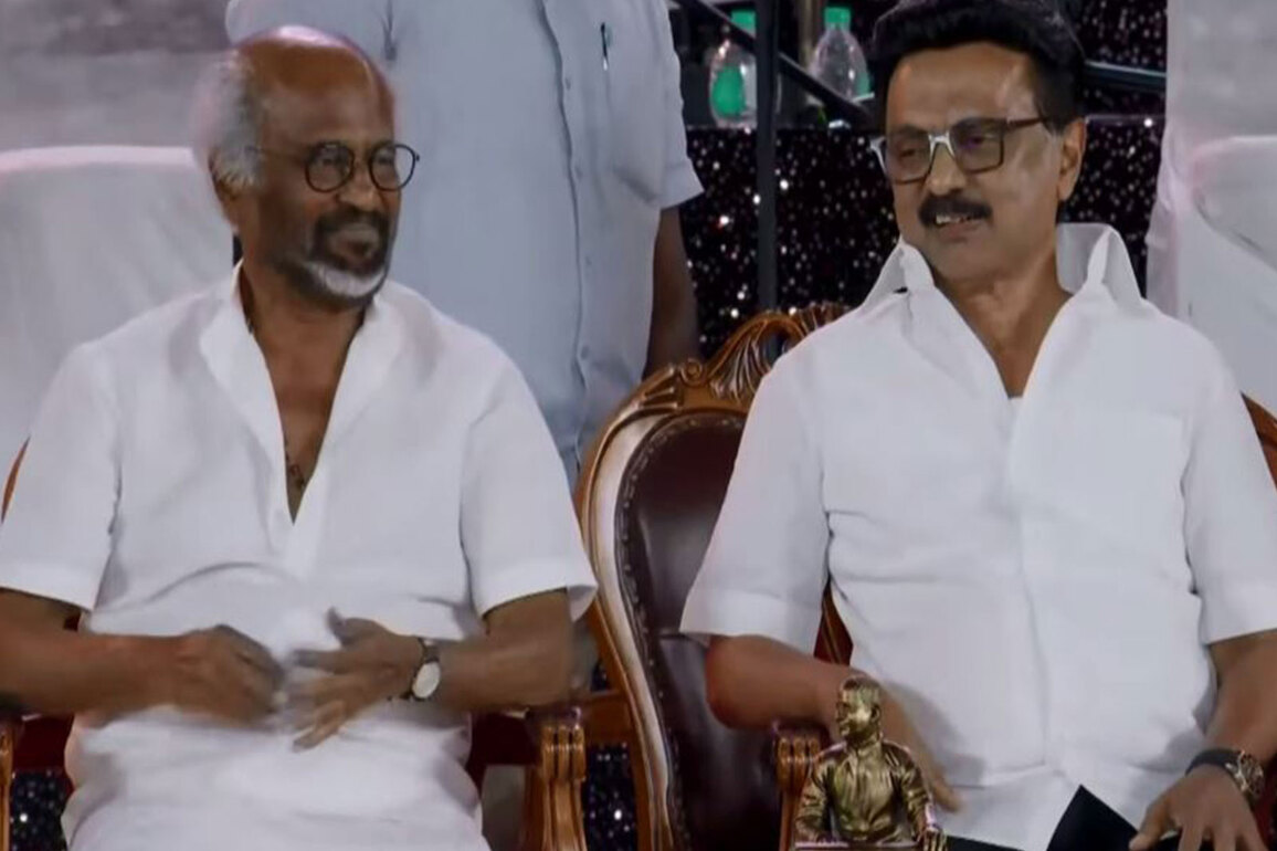"Emerging star in Indian politics, all set for 2026": Rajinikanth backs TN CM MK Stalin for victory in upcoming polls