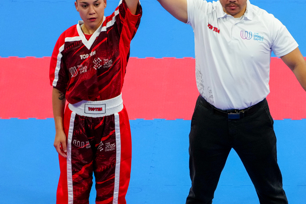 (SP)CHINA-CHENGDU-THE WORLD GAMES 2025-KICKBOXING-WOMEN'S POINT FIGHTING -50KG-GOLD MEDAL BOUT (CN)