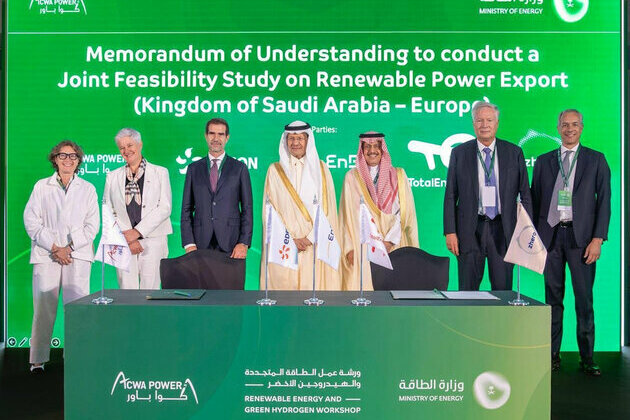 Saudi Arabia signs agreements for green hydrogen, power exports to Europe