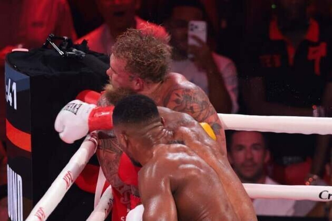 Anthony Joshua delivers 6th-round KO of Jake Paul in heavyweight fight