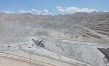 Toquepala copper mine in Peru