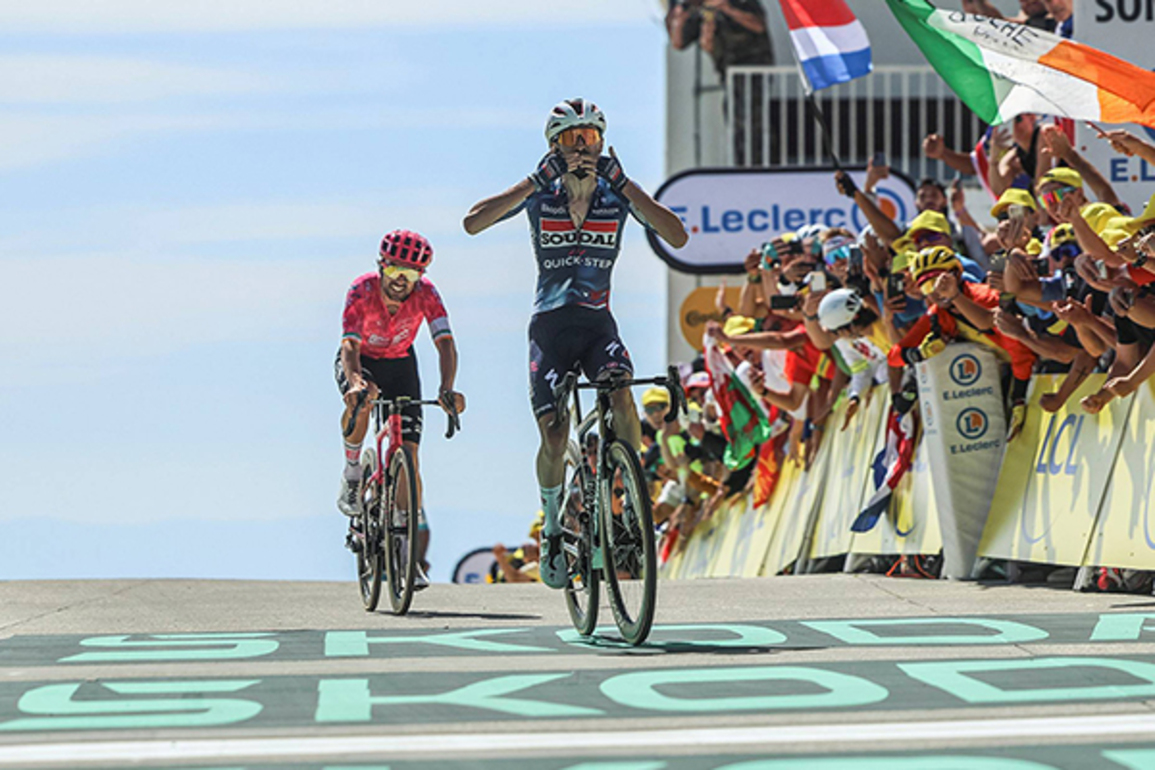 Tour de France: Valentin Paret-Peintre wins Mont Ventoux thriller as Jonas Vingegaard fails to crack Tadej Pogacar on Stage 16