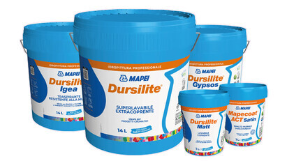 Mapei extends coatings range with Dursilite & Mapecoat Act paint series