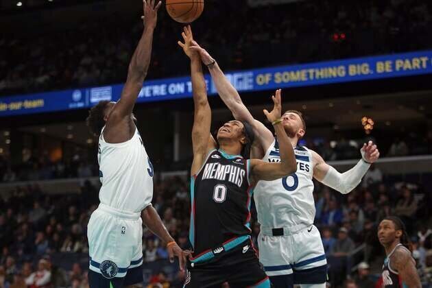 Timberwolves too much for short-handed Grizzlies