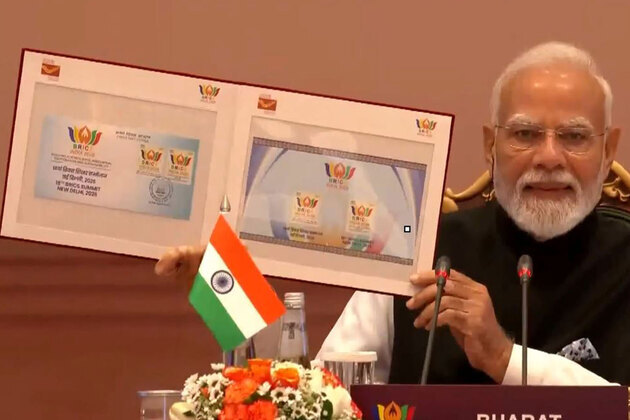 PM Modi launches two postage stamps commemorating 20 years of BRICS