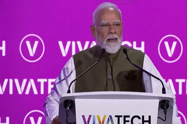 India using technology at massive scale for financial inclusion, education, telemedicine, agriculture: PM Modi at VivaTech 2026