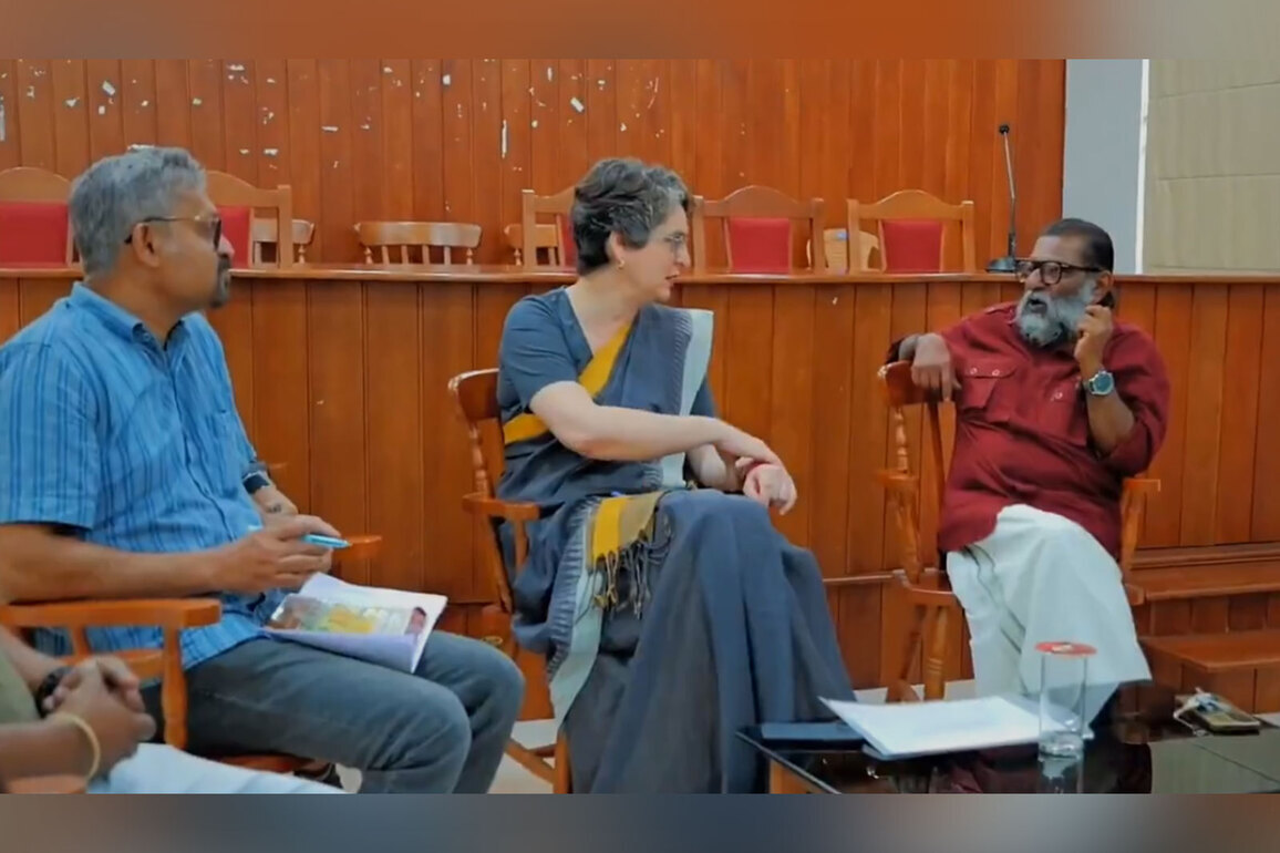 Congress MP Priyanka Gandhi meets tribal scholars, discusses concerns of students