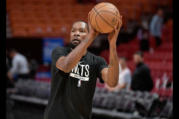 Nets' Kevin Durant 'progressing well,' out two more weeks