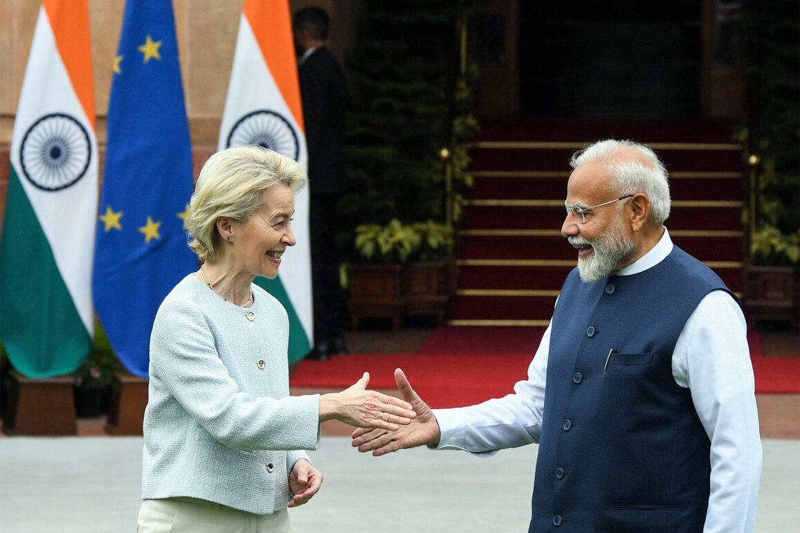 European Union negotiators arrive in India for trade talks