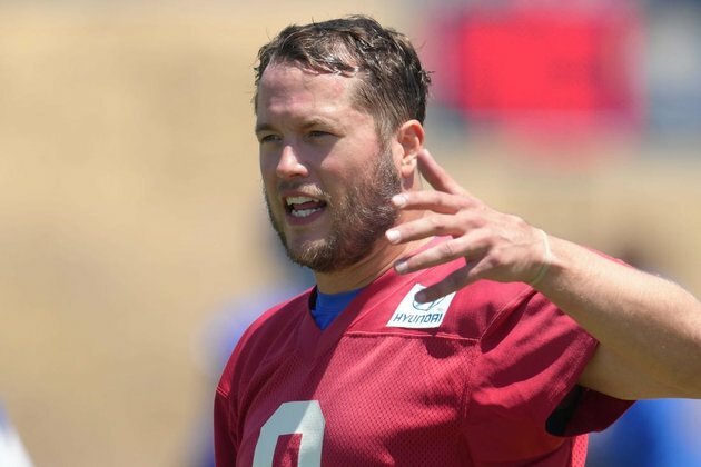 Matthew Stafford not throwing, Aaron Donald absent from Rams' OTA