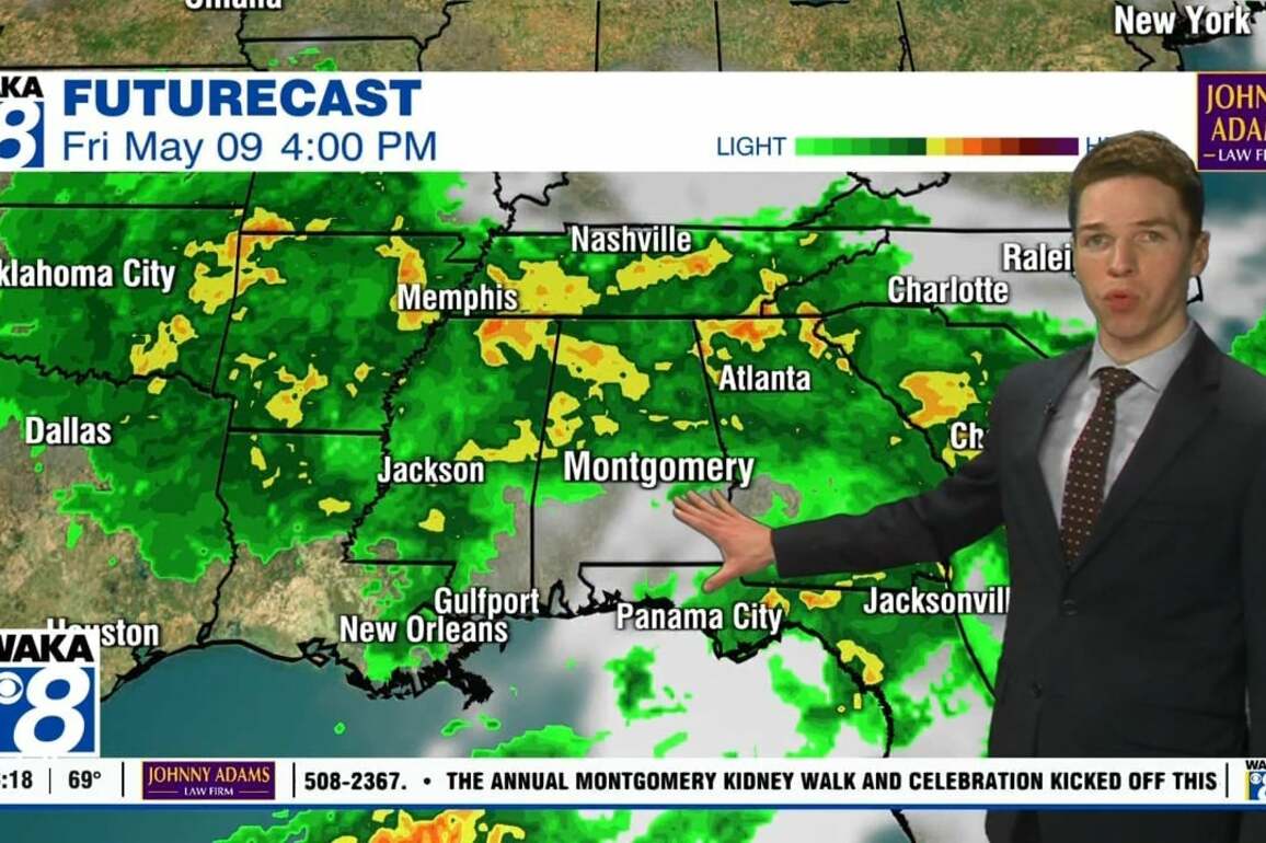 Storms end Saturday evening, cooler as sunshine returns Sunday - WAKA 8