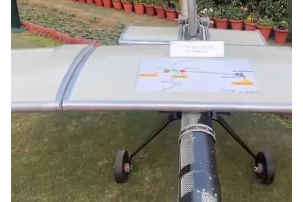 Indian Army displays a Pakistani drone of Turkish origin captured in Operation Sindoor