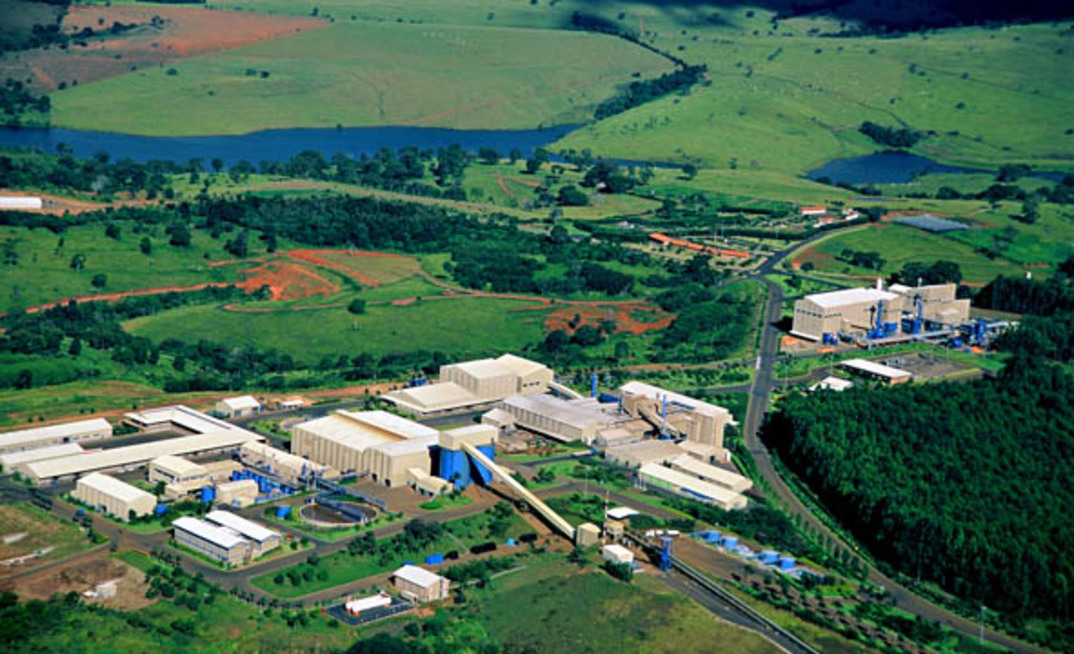 Operação de nióbio da CBMM em Araxá (MG)