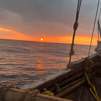 INSV Kaundinya "Ship of Wood with Men of Steel" heads closer to Oman