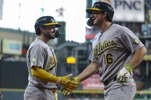 A's give sneak peek of future as they welcome Brewers to Vegas