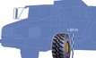 The Goodyear OTR GP-4D tyre range includes six models